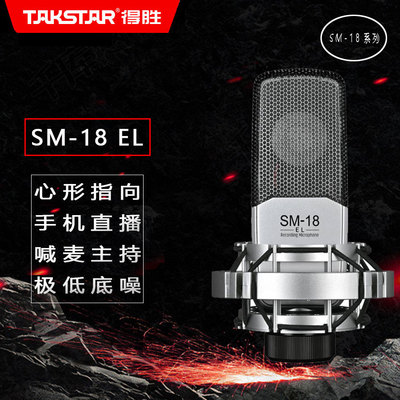 Takstar/得胜 SM-18EL电容麦克风